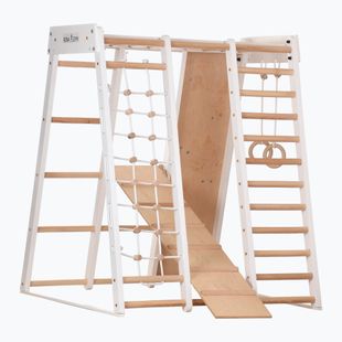 Spalier din lemn pentru gimnastică RINAGYM 5M-UPNW-SEGH white