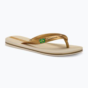 Papuci pentru femei Ipanema Clas Brasil II AD beige/gold