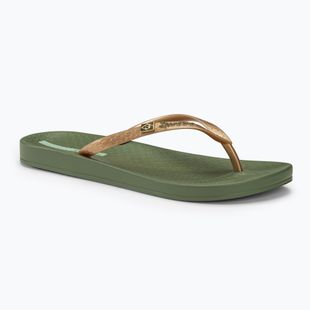 Papuci pentru femei Ipanema Anatomic Brasilidade green/gold