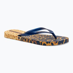 Șlapi pentru femei Ipanema Animal Print VI yellow/pearly blue