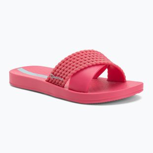 Papuci pentru copii Ipanema Street Kids pink/dark pink/green