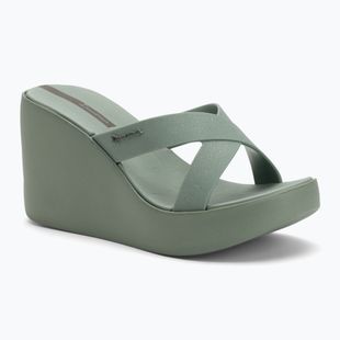 Papuci pentru femei Ipanema High Fashion II Slide green/glitter green/grey
