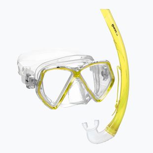 Set de snorkeling pentru copii Mares Combo Zephir Junior yellow/clear