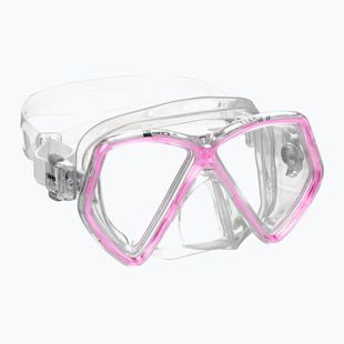 Mască de snorkeling pentru copii Mares Zephir JR pink/clear