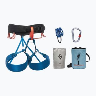 Set de cățărare cu harnașament pentru bărbați Black Diamond Momentum Harness Package blue/black