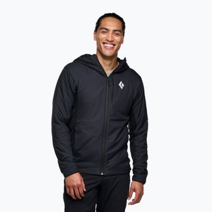 Geacă hibridă pentru bărbați Black Diamond First Light Hybrid Hoody black