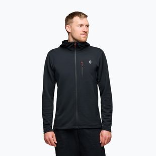 Bluză pentru bărbați Black Diamond Diverge Full Zip Hoody black