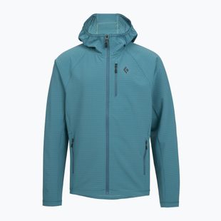 Bluză pentru bărbați Black Diamond Coefficient Storm Full Zip Hoody creek blue