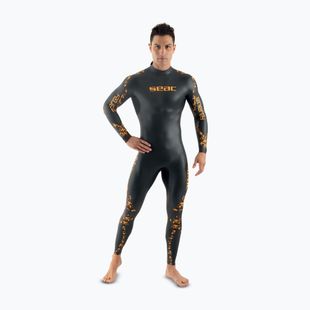 Costum de baie pentru bărbați SEAC Energy 2.0 mm black/yellow