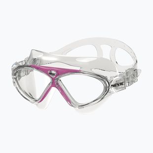 Mască de înot pentru copii SEAC Vision Jr pink