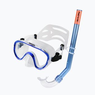 Set de snorkelling pentru copii SEAC Marina Bis Set blue