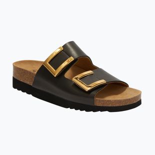 Șlapi de damă Scholl Montery 2 Straps Ad Med black