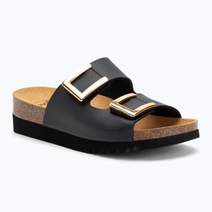 Papuci pentru femei Scholl Monterey 2 Straps Ad Med black