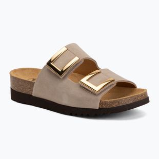 Șlapi de damă Scholl Montery 2 Straps Ad Med bej