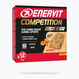 Set de batoane energizante Enervit Competition 12 pcs x 30 g apricot
