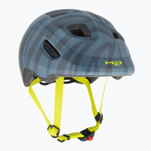 Cască de bicicletă pentru copii MET Hooray blue zebra matt