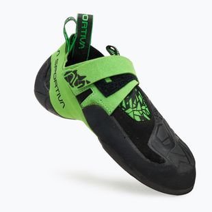 La Sportiva Skwama Vegan negru / verde flash pantof de alpinism pentru bărbați