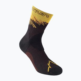 La Sportiva Ultra Running șosete negru/galben