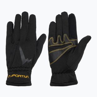 La Sportiva Stretch negru/galben mănuși de trekking