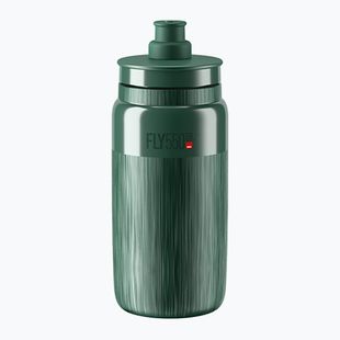 Bidon de biciletă Elite FLY Tex 550 ml dark green/grey logo