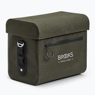 Geantă de bicicletă pentru ghidon Brooks England Scape Case 8 l mud green