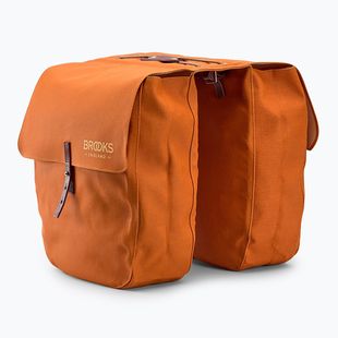 Geantă de bicicletă Brooks England Brick Lane Panniers 30 l gooseback/maroon