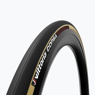 Anvelopă de bicicletă Vittoria Corsa G2.0 700 x 32C negru/bej