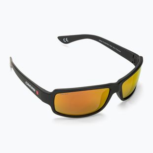 Ochelari de soare Cressi Ninja Floating black/orange mirrored