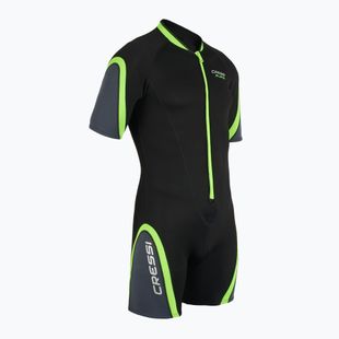 Spumă de înot pentru bărbați Cressi Playa Shorty 2.5 mm black/lime