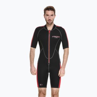 Costum de înot pentru bărbați Cressi Lido Shorty 2 mm black/red
