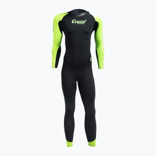 Costum de scufundări pentru bărbați Cressi Karua 3/2 mm negru-verde DG002903