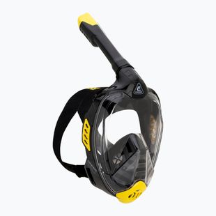 Mască completă pentru snorkelling Cressi Bali Full Face black/yellow