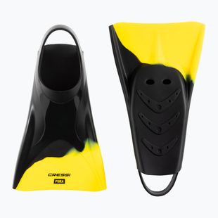 Labe de înot Cressi Pura black/yellow