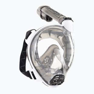 Masca facială completă pentru snorkeling Cressi Komodo Full Face white/black