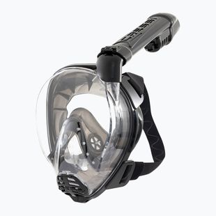 Masca facială completă pentru snorkeling Cressi Komodo Full Face black/black