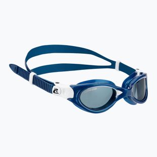 Ochelari de înot pentru femei Cressi Flash blue metal/white smoked