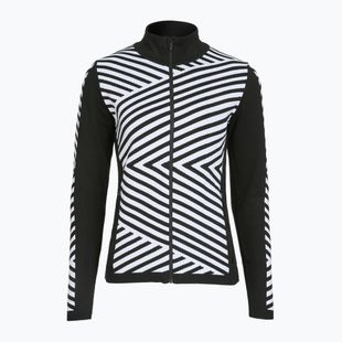 Bluză termoactivă pentru femei Newland Coral Full Zip black/white