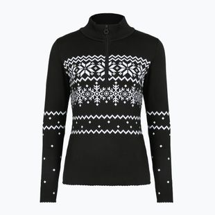 Bluză termoactivă pentru femei Newland Groenlandia Half Zip black/white