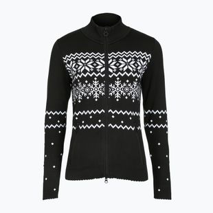 Bluză termoactivă pentru femei Newland Guenda Full Zip black/white