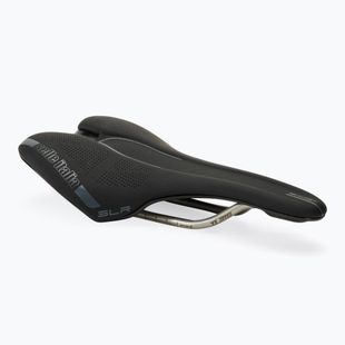 Șa de bicicletă Selle Italia Slr Boost Ti 316 Rail Fibra-Tek neagră SIT-041A120IKC001