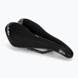 Șa de bicicletă Selle Italia Sportouring S 5 Superflow, Fec Alloy Rail, Soft-Tek, Light Gel black