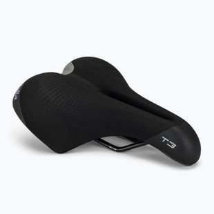 Șa de bicicletă  Selle Italia Sportouring T 3 Flow, Fec Alloy Rail, Soft-Tek, Light Gel black