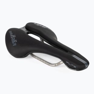 Șa de bicicletă Selle Italia Flite Boost Superflow Ti 316 Rail Fibra-Tek neagră SIT-017A620IKC001