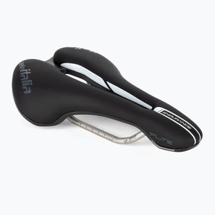 Șa de bicicletă Selle Italia Flite Boost Endurance Superflow Ti 316 Rail Fibra-Tek neagră SIT-017A920IKC007