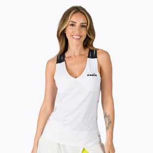 Tricou de tenis pentru femei Diadora Clay L. Tank alb 102.174118