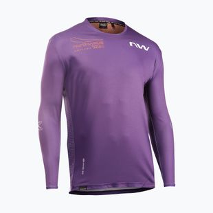 Longsleeve de ciclism pentru bărbați  Northwave Edge 2 dark purple/orange