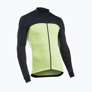Bluză de ciclism pentru bărbați Northwave Force 2 Jersey FZ cool matcha/black
