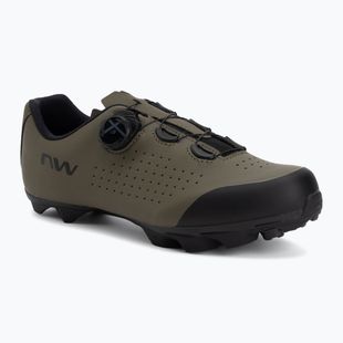 Încălțăminte de ciclism MTB pentru bărbați Northwave Scorpius Plus green forest/black