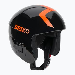 Cască de schi pentru copii Briko Vulcano FIS 6.8 JR shiny black/orange