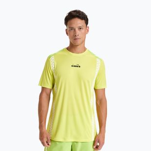 Cămașă de tenis Diadora Challenge SS 70323 galben pentru bărbați DD-102.176852